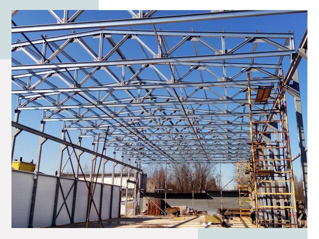 Строительство цехов в Кыштым от 623 руб. под ключ