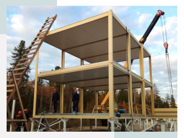 Строительство модульных здания Кыштым