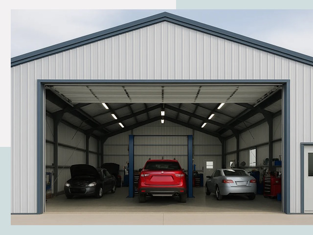 Ангары из сэндвич панелей от 623 руб. в Кыштым