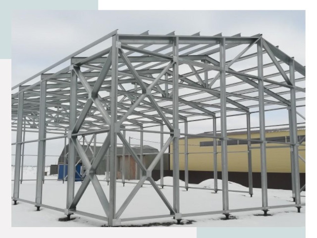 Каркасные ангары в Кыштыме