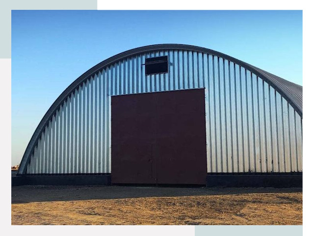 Арочные ангары в Кыштыме