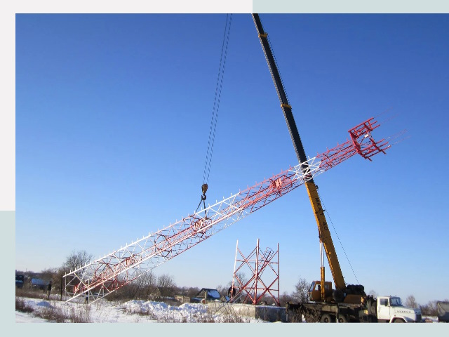 Строительство башен связи в Кыштыме от 623 руб.