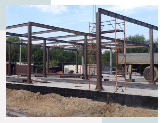 Фундамент для ангаров в Кыштыме