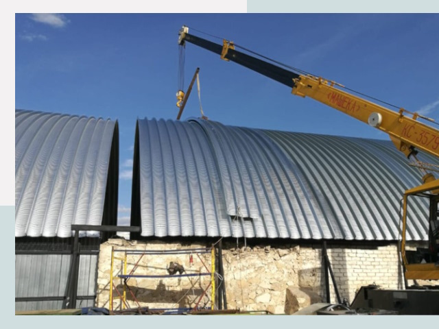 Реконструкция ангаров в Кыштыме от 623 руб.