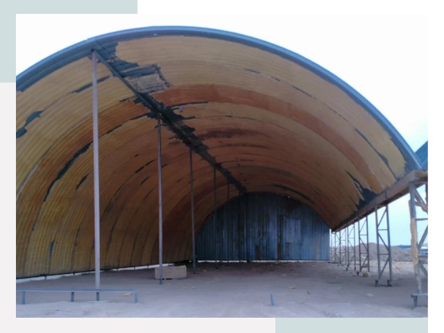 Реконструкция ангаров в Кыштыме